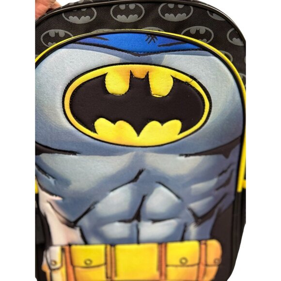 Batman DC Comics Boy's Kids Muscle Bookbag Backpack School Bag Tote - Picture 5 of 9